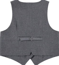 Molo Vest - Hollie - Grey Silver Check