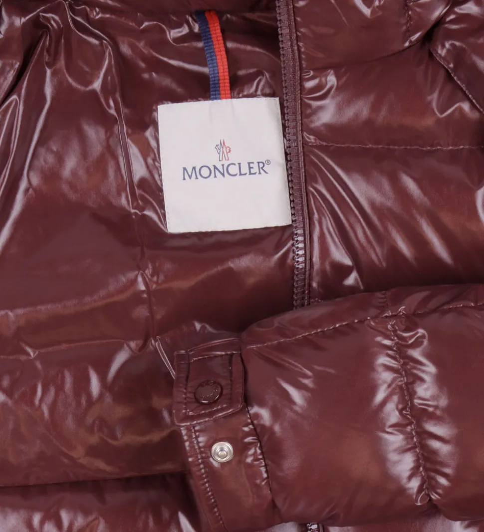 Moncler Dunjakke - Maya - Mørkerød