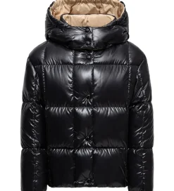 Moncler Dunjakke - Parana - Charcoal m. Beige