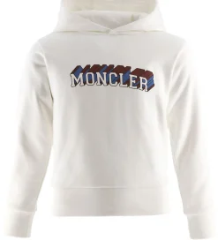 Moncler Hættetrøje - Hvid m. Print