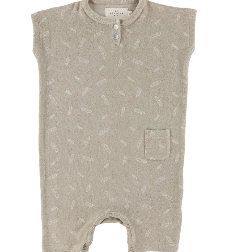 Monsieur Mini Sommerdragt - Terry - Beige Baguette