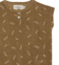 Monsieur Mini Sommerdragt - Terry - Bronze m. Baguettes