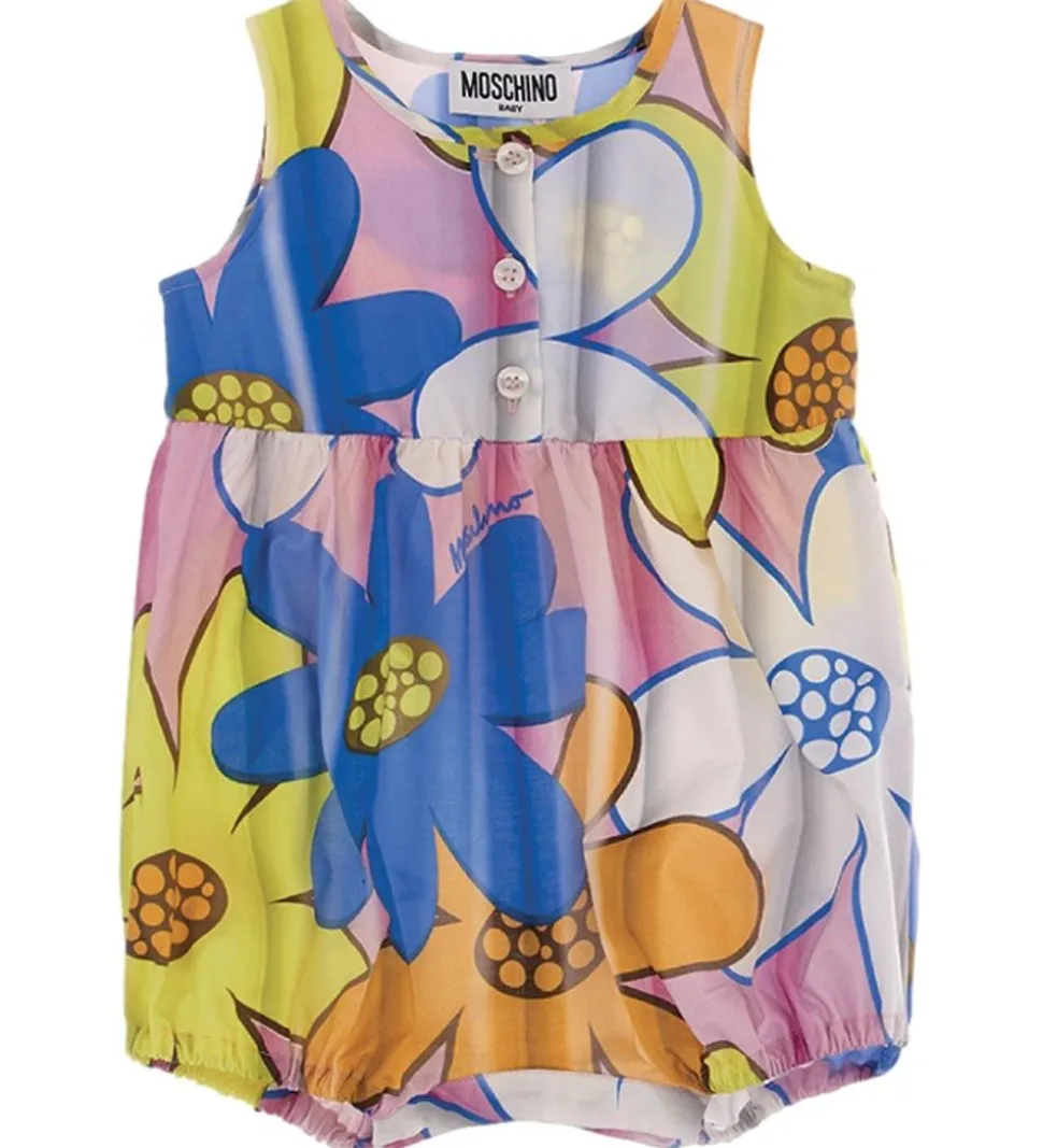 Moschino Sommerdragt/Sommerhat - Pink Flowers