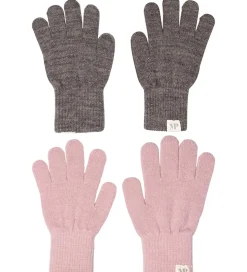 MP Handsker - Uld - Comfy - 2-pak - Mix Denver/Mel Alt Rosa