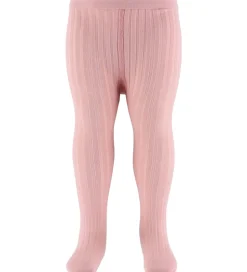 MP Strømpebukser - Rib - Silver Pink