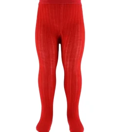 MP Strømpebukser - Rib - Tomato