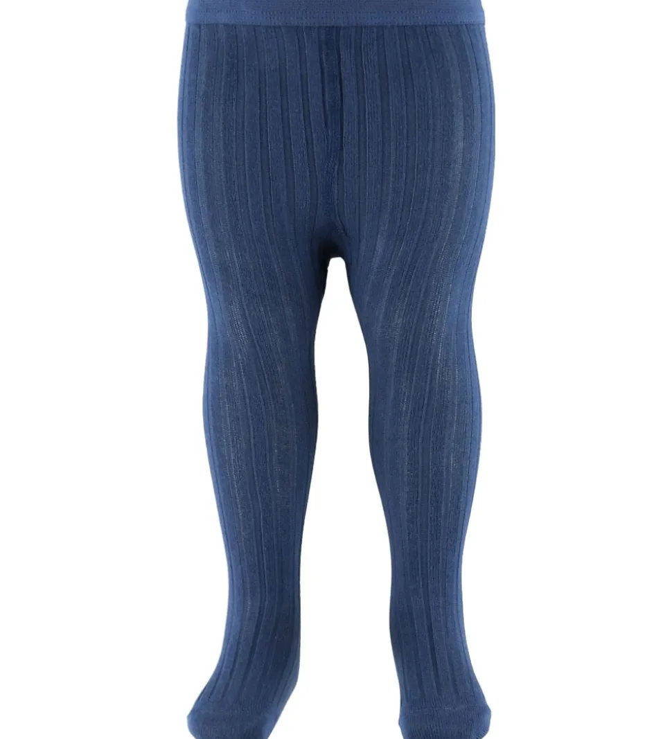 MP Strømpebukser - Rib - True Blue