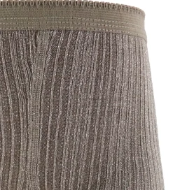 MP Strømpebukser - Viskose/Bambus - Glitter - Brown Sienna