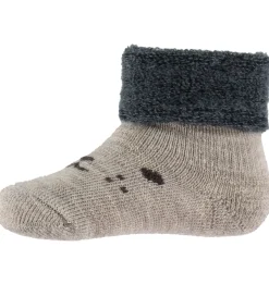 MP Strømper - Uld - Arven - Lysebrunmeleret