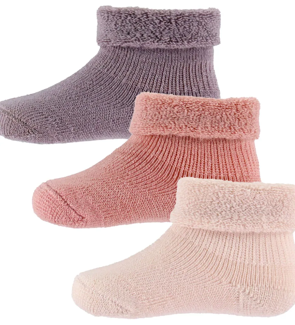 MP Strømper - Uld - 3-pak - Vintage Rose