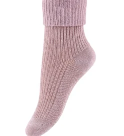 MP Strømper - Viskose/Bambus - Rib - 3-pak - Glitter - Maroon