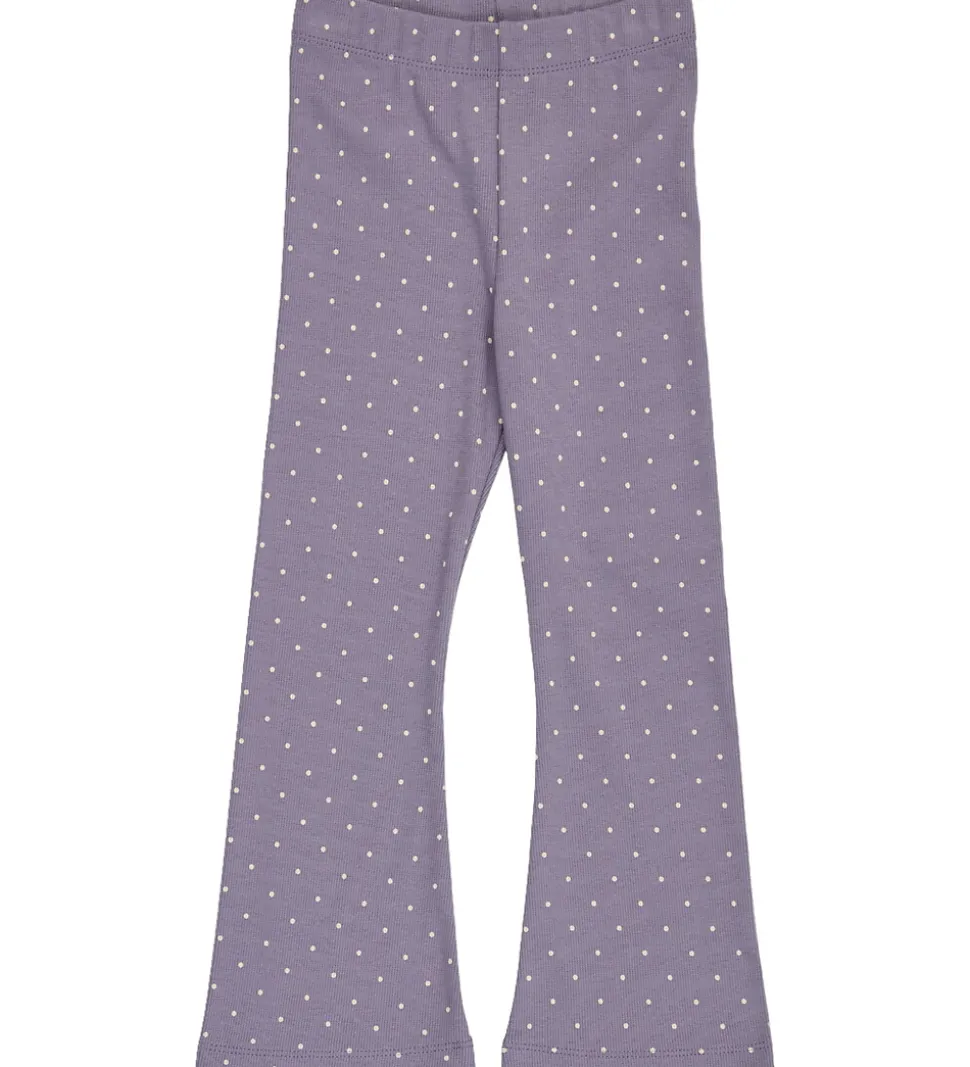 Müsli Bukser - Rib - Dot - Lilac Fog/Oak