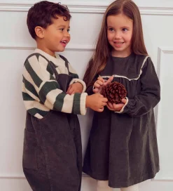 Müsli Kjole - Fløjl - Deep Green