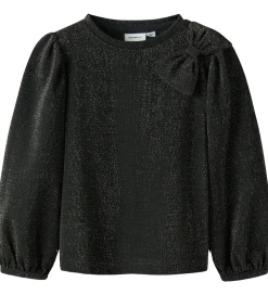 Name It Bluse - NmfRoisin - Sort m. Glimmer