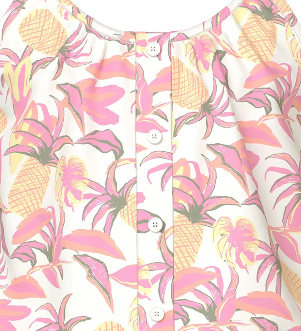 Name It Buksedragt - NkfVinaya - Cloud Dancer/Pineapple