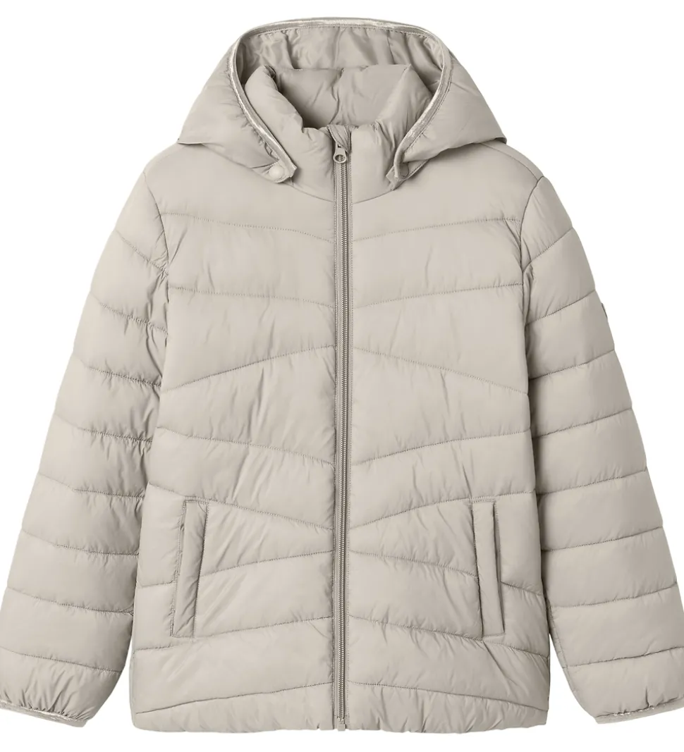 Name It Dynejakke - NkfMarble - Moonbeam