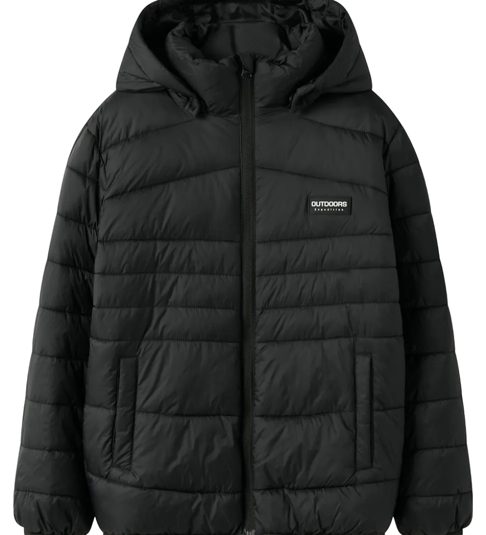 Name It Dynejakke - NkmMarble - Sort