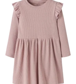 Name It Kjole - Rib - NmfSiclo - Glitter - Keepsake Lilac