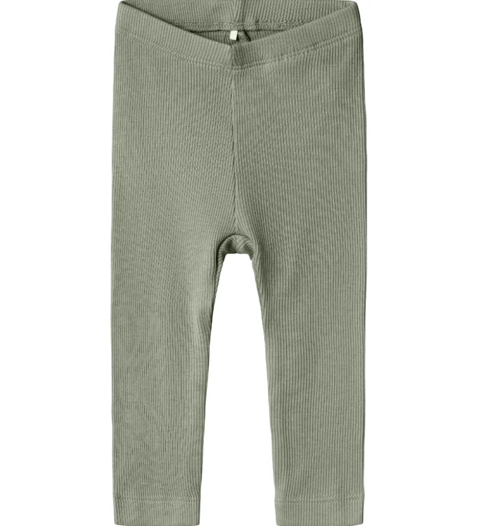 Name It Leggings - Rib - NbnKab - Shadow