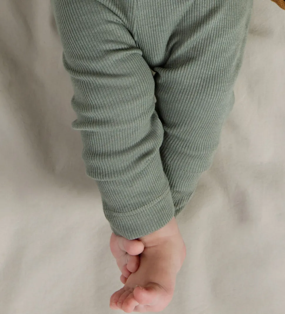 Name It Leggings - Rib - NbnKab - Shadow