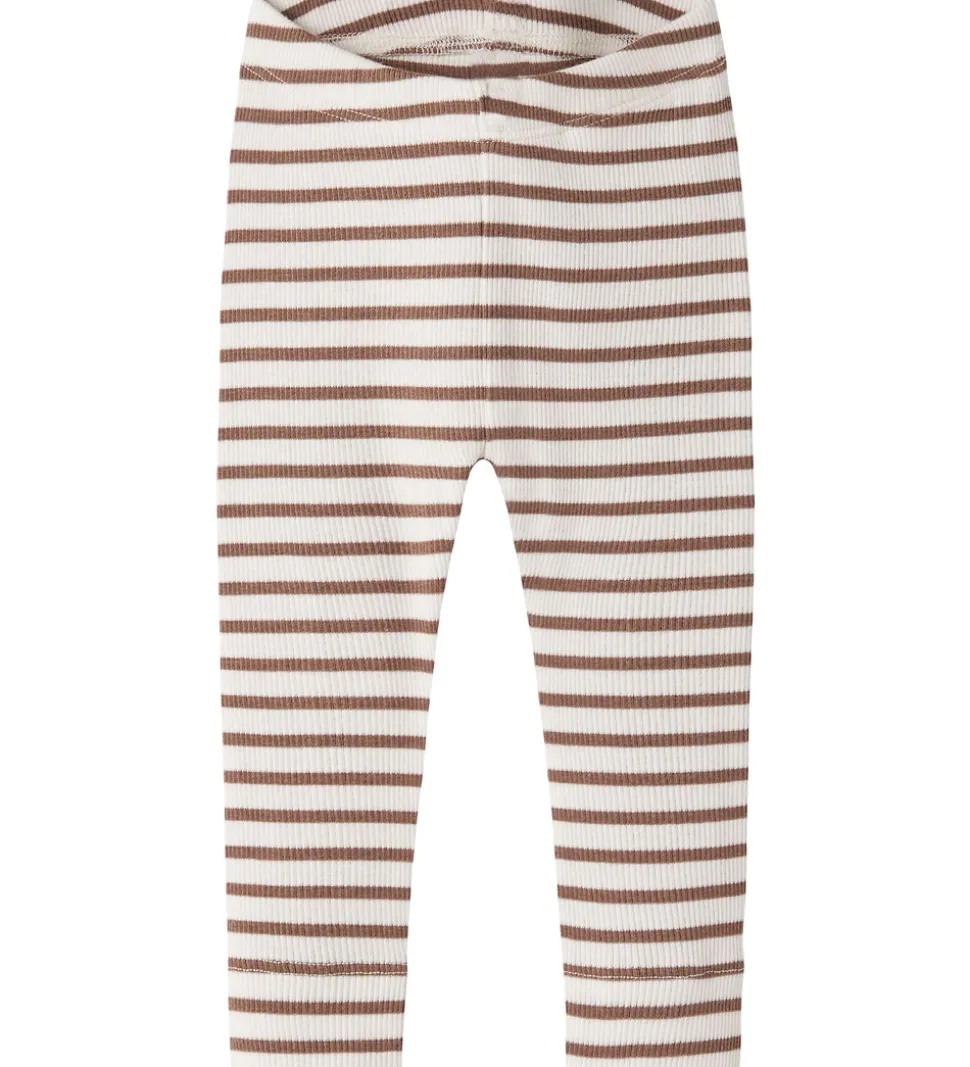 Name It Leggings - Rib - Noos - NbnBani - Toasted Coconut