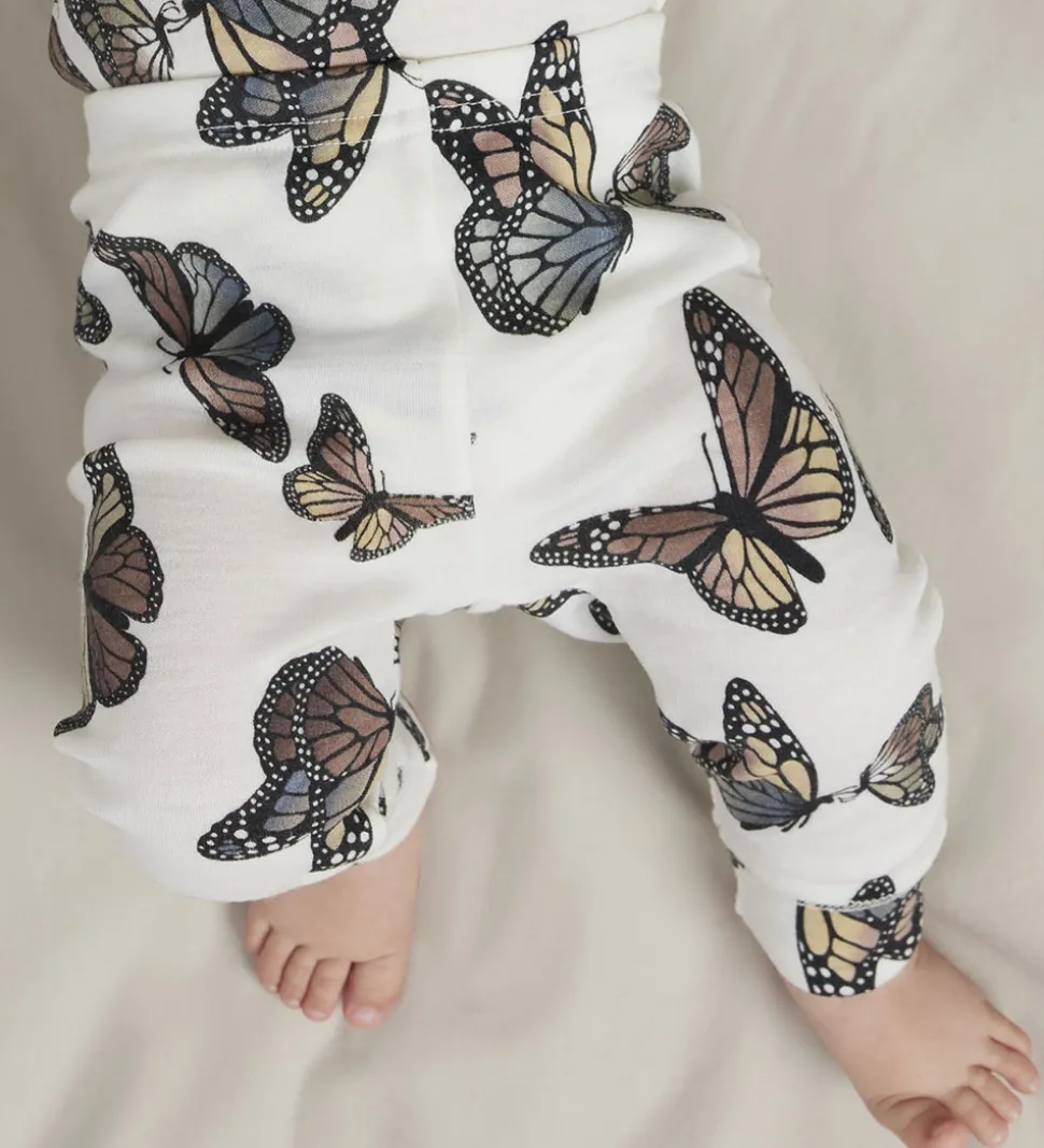 Name It Leggings - Uld - NbfWillitus - Snow White/Butterfly