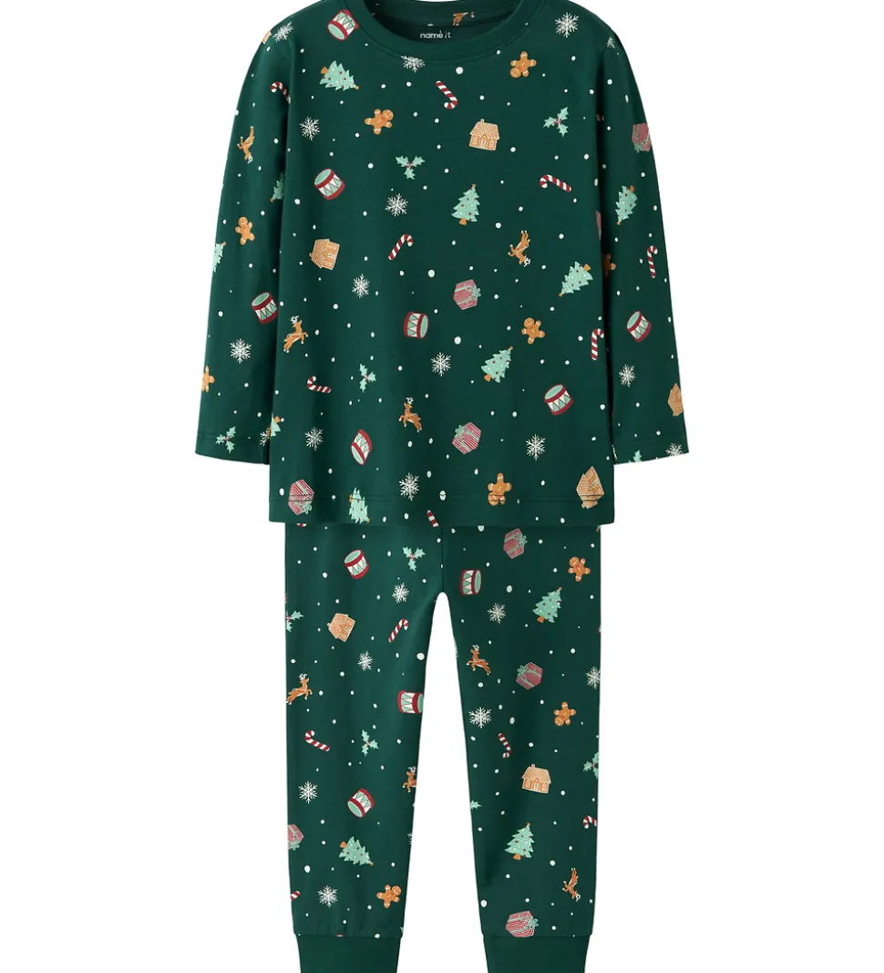 Name It Nattøj - 2-Delt - NMnVismas - Botanical Garden/Xmas AOP