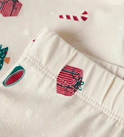 Name It Nattøj - 2-Delt - NmnVismas - Whitecap Gray/Xmas AOP