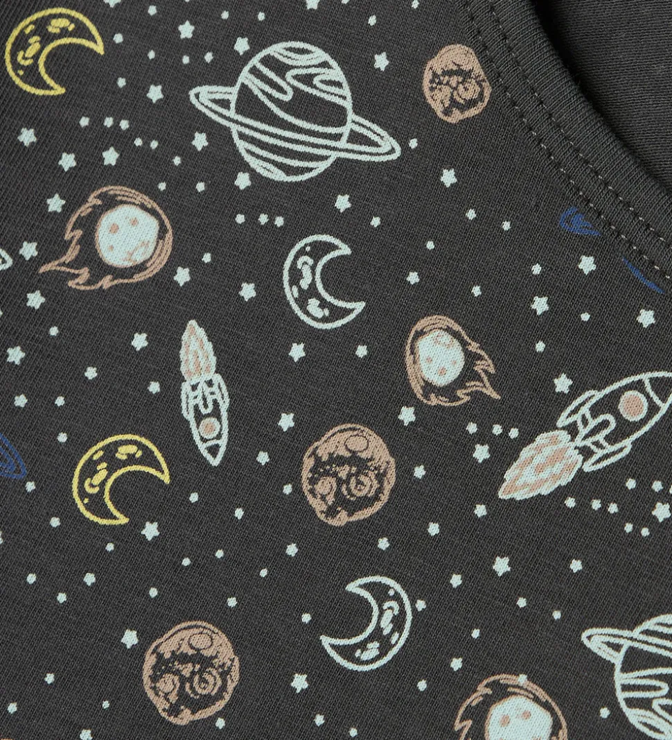 Name It Nattøj - 2-Delt - Noos - NkmNightset - Forged Iron/Space