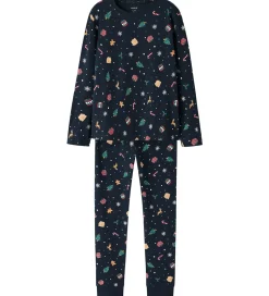 Name It Nattøj - NknVismas - Navy Blazer/Xmas AOP Navy