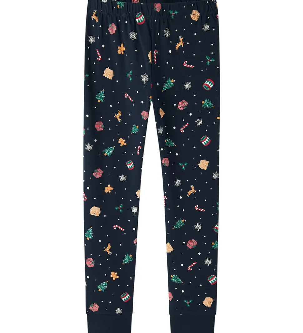 Name It Nattøj - NknVismas - Navy Blazer/Xmas AOP Navy