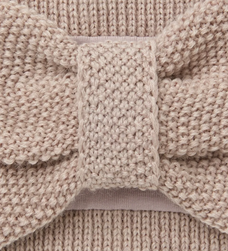 Name It Pandebånd - Strik - Uld - NkfWrilla - Shadow Gray