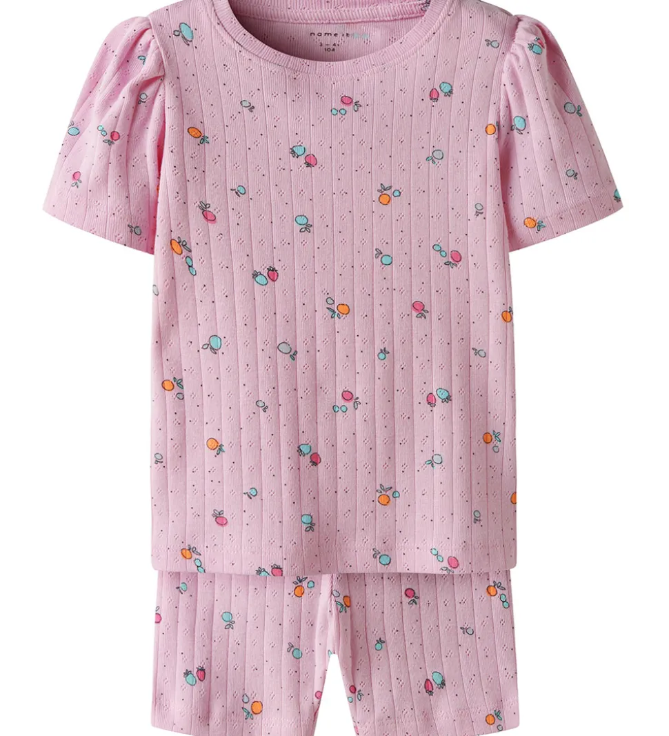 Name It Shortssæt - NmfHamanda - Cykelshorts/T-shirt - Sweet Dre