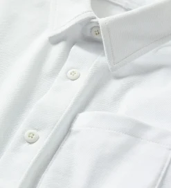 Name It Skjorte - Piqué - NkmRon - Jersey - Bright White