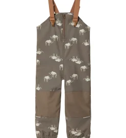 Name It Softshellbukser m. Fleece/Seler - NmmAlfa08 - Morel/RHIN