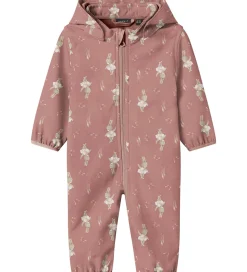 Name It Softshelldragt m. Fleece - NbnAlfa08 - Woodrose/BUNNY