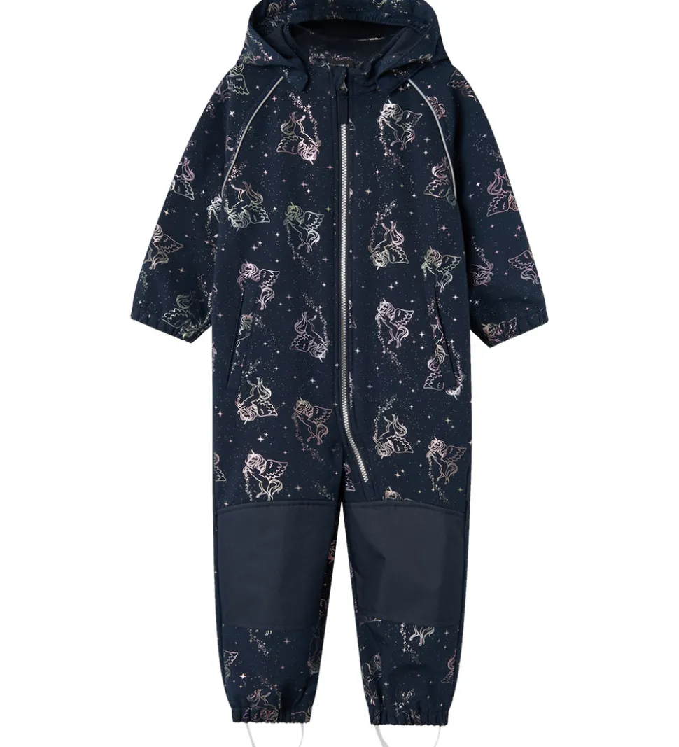 Name It Softshelldragt m. Fleece - Noos - NmfAlfa08 - Dark Sapph