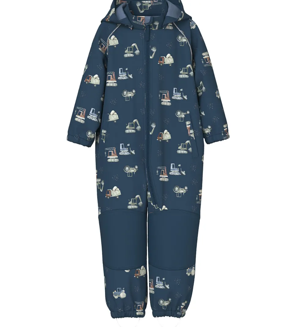 Name It Softshelldragt m. Fleece - Noos - NmmAlfa08 - Sargasso S