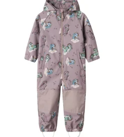 Name It Softshelldragt m. Fleece - Noos - NmfAlfa08 - Purple Dov