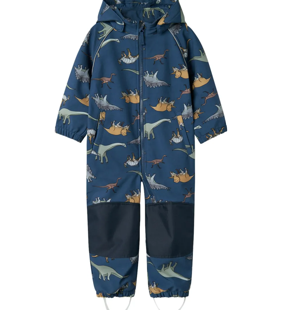 Name It Softshelldragt m. Fleece - Noos - NmmAlfa08 - Dark Demin