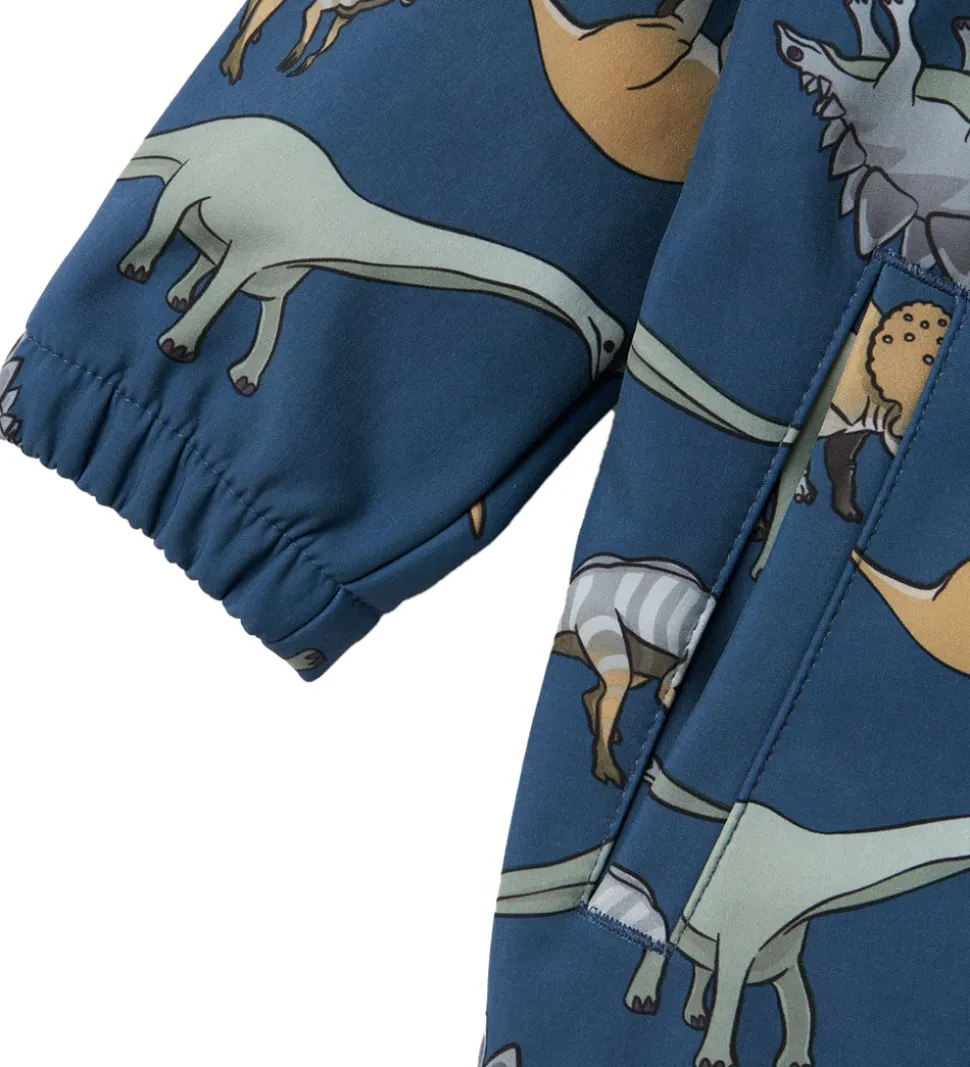 Name It Softshelldragt m. Fleece - Noos - NmmAlfa08 - Dark Demin