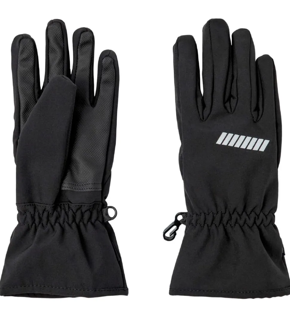 Name It Softshellhandsker m. Fleece - Noos - NknAlfa - Sort