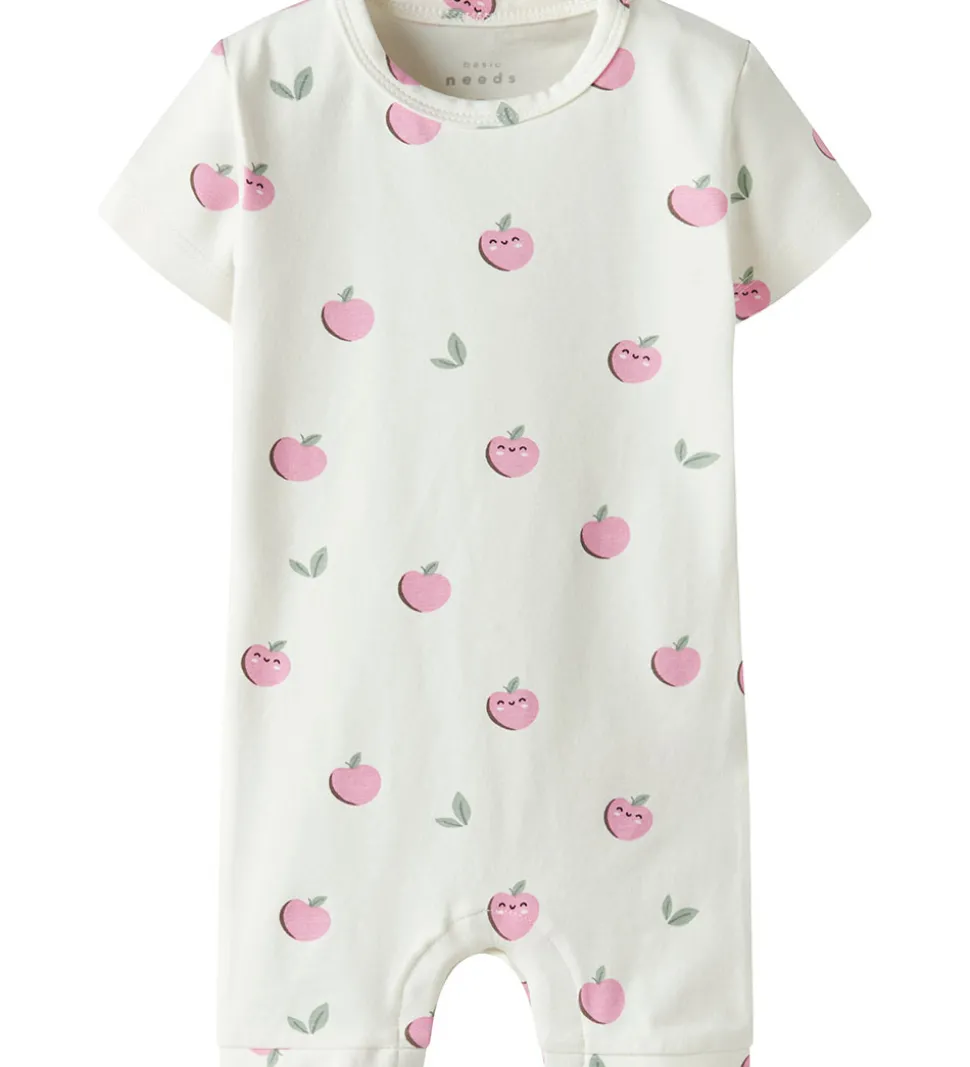 Name It Sommerdragt - NbfVandora - Cloud Dancer/Apples