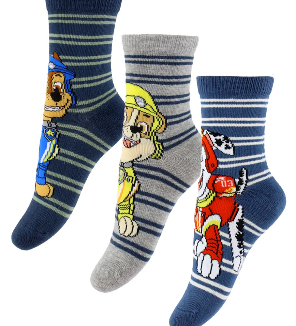 Name It Strømper - 3-pak - NmmSommer - Paw Patrol - Insignia Blu