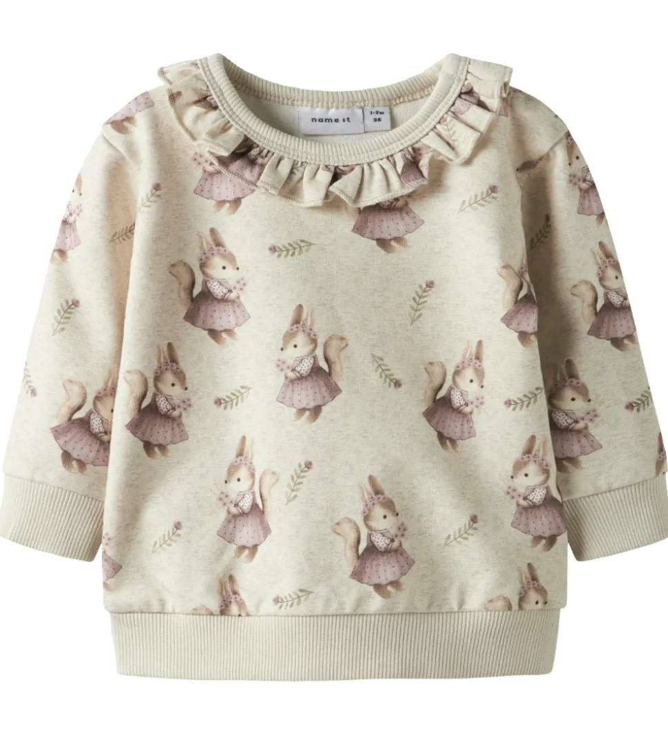 Name it Sweatshirt - NbfShelly - Peyote Melange