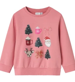 Name It Sweatshirt - NmfRomia - Wild Rose