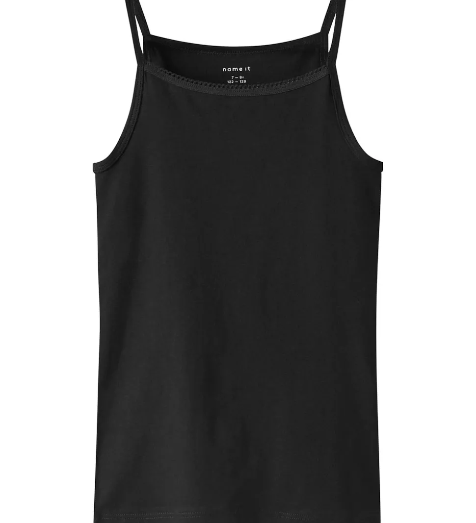 Name It Undertrøje - NOOS - NkfStrap - 4-pak - Sort/w/ 2 x Brigh