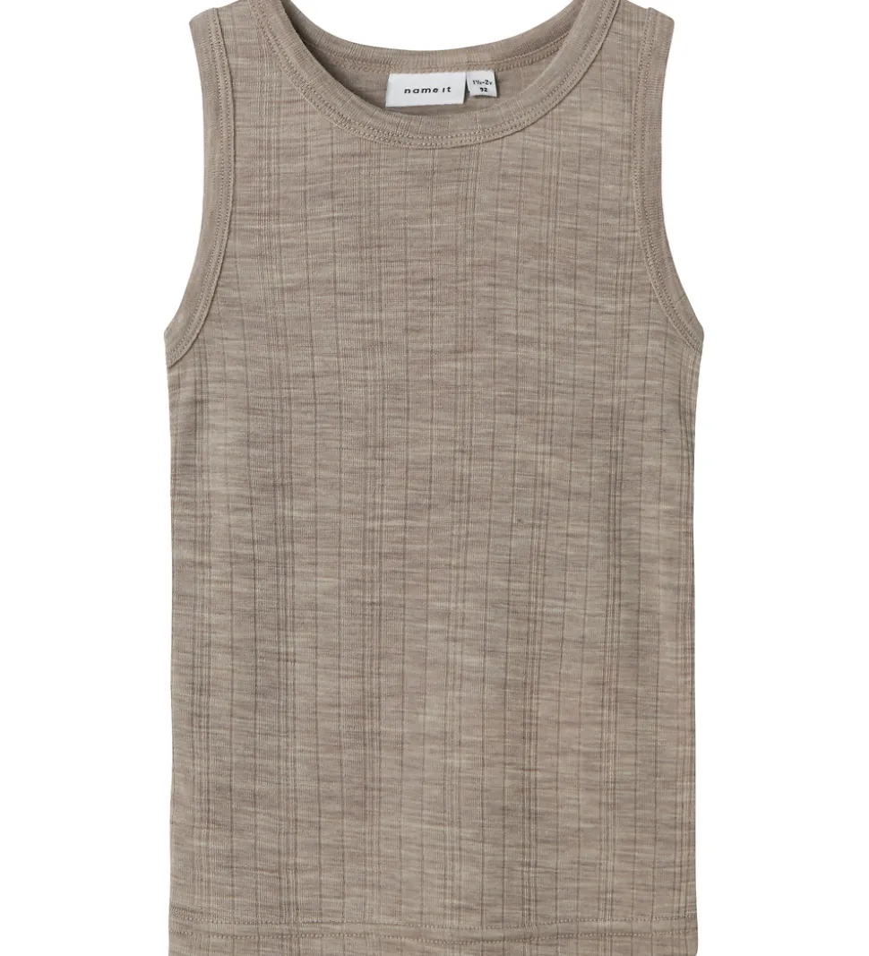 Name It Undertrøje - Uld - Rib - NmmWang - Satellite