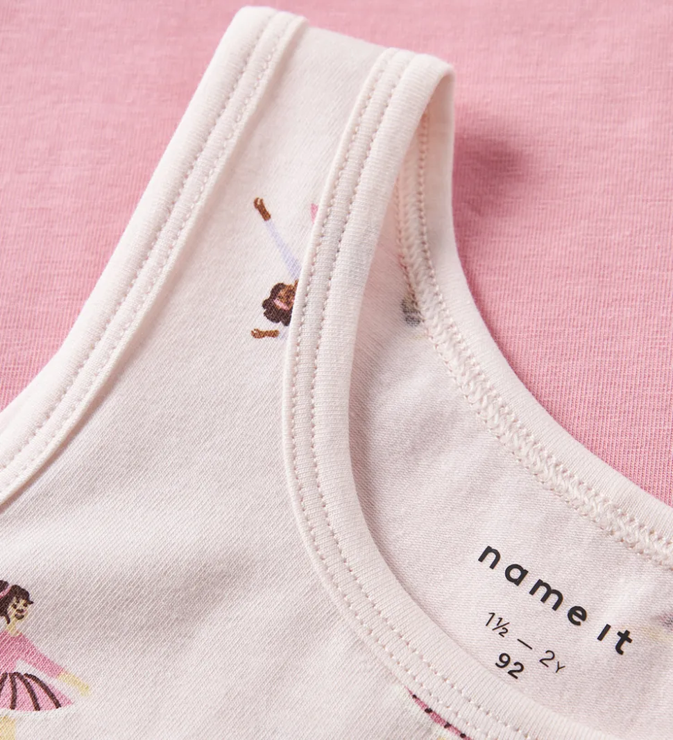 Name It Undertrøjer - Noos - NmfTank - 2-pak - Pearl/Peony/Balla