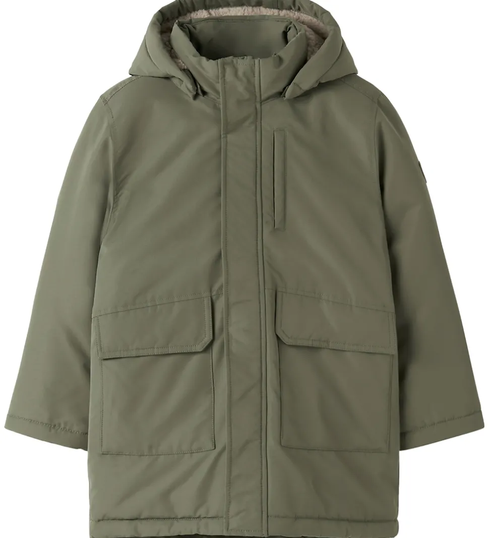 Name It Vinterjakke - NkmMarlow - Dusty Olive